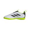 Adidas Goletto 9 Laceless Turf K White Black Lucid Lemon Kids кроссовки Cloud-White Core-Black JP5789