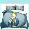 Vault Fallout Boy Printed Design Bedding Three Piece Set Childrens Bedroom Use