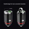 Zinc Alloy Snap Ring Super Fast Charging Usb+type-c Multifunctional Car Charger Lighter Adapter For Iphone Huawei Samsung