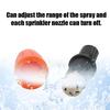 20pcs Small Size Plastic Adjustable Sprayer Nozzles Suits Garden Water Cooling Spray Sprinkler