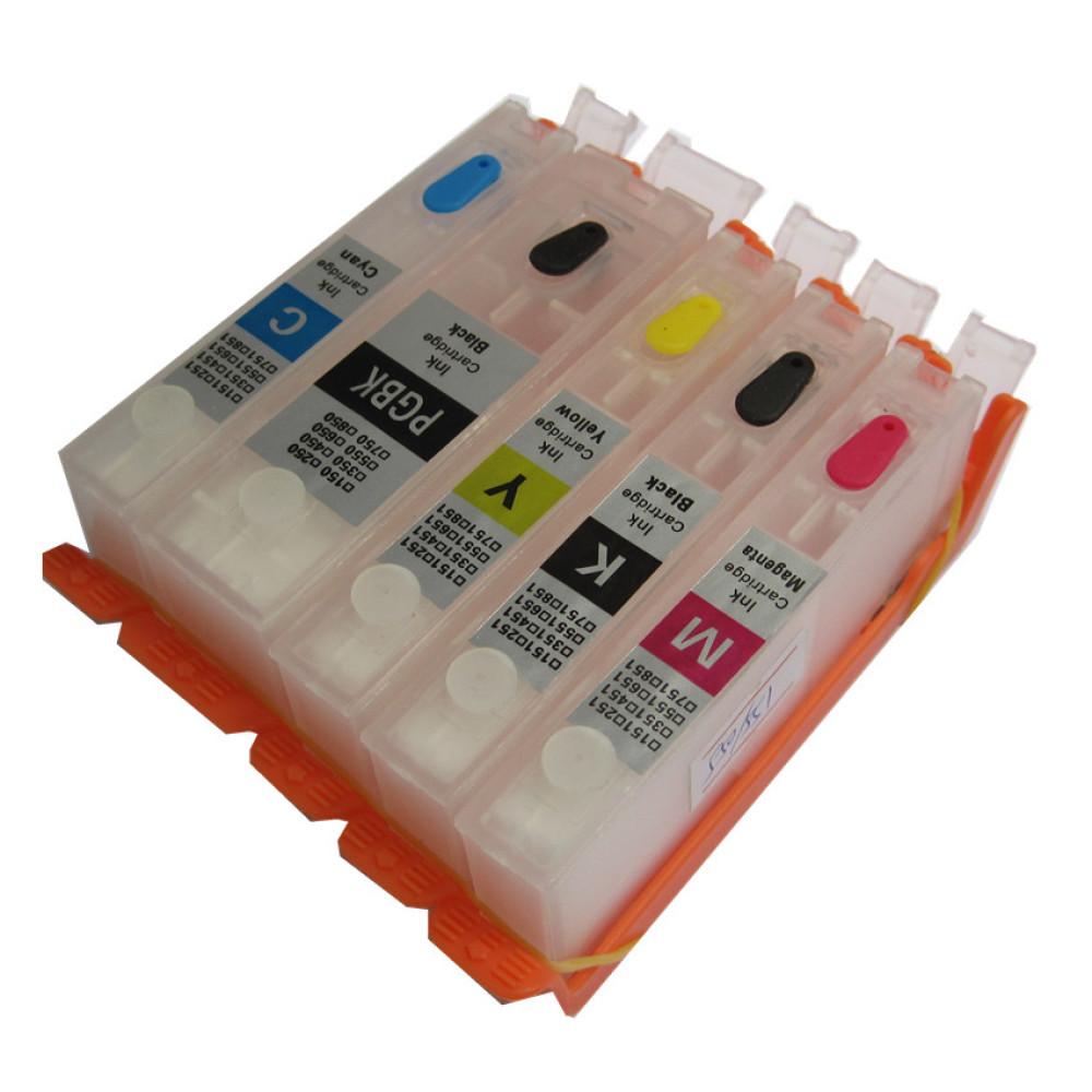 PGI-550 Cli-551 Pgi550 Refillable Ink Cartridge For CANON IP7250 MG5450 MX925 MG5550 MG6450 MG5650 MG6650 IX6850 MX725 MX925