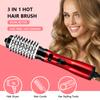 3 In 1 Rotating Electric Hair Straightener Brush Hair Curler Hair Dryer Brush Hot Air Comb Negative Ion Hair Styler Comb