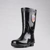 30cm Men's Rain Boots Waterproof Shoes Mid Calf Water PVC Boots Muck Outdoor Mud Shoe Wellington Boots Mens Rainboots