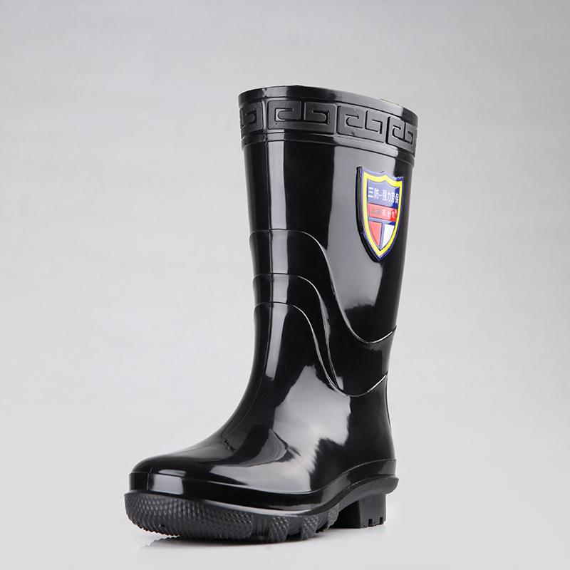 Water Proof Oil Acid Resistant Non Safety Plastic PVC Rain Gum Boots for Men Rain Boots Wholesale Wellington