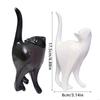 62KD Modern Cats Sculpture Abstract Design Resins Kitten Statue Living Room Accent