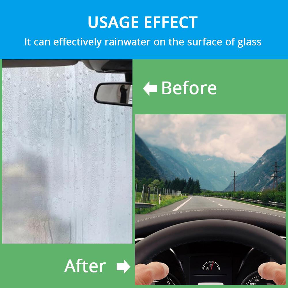 HVIERO-5 20/50/100ml Car Window Spray Glass Cleaner Paint Care Shampoo Polishe Waterproof Rainproof Anti-Fog Agent Water Repellent