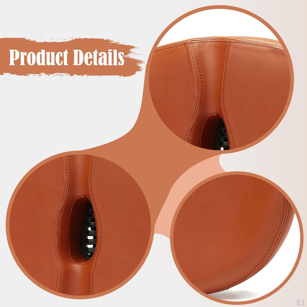 Подушка для велосипедного сиденья для мужчин и женщин Удобное ПУ Амортизирующее Утолщенное седло Без носа