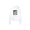 Off-White Oversized Arrow Print Hoodie Men Tops White OMBB037F20FLE0120155