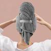 Fashion Absorbent Hair Towel Thickened Long Absorbent Dual-purpose Bath Towel Shower Cap Quick Drying Extended Dry Hair Cap Headscarf