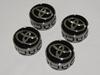 Toyota Genuine Parts Center Caps for Aqua & 50 Prius (Black) - Set of 4