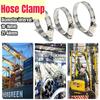 10 Pieces Adjustable 304 Stainless Steel Screw Hose Clamp Car Fuel Faucet Hose Clamp Worm Gear Clamp Hardware Accessories