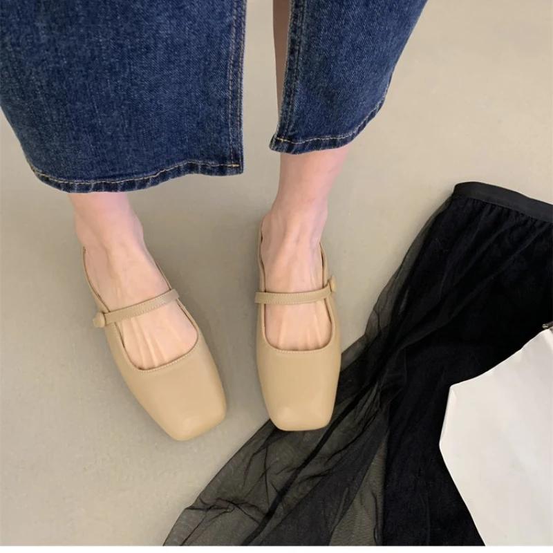 New Design Lovely Shoes Women's Sandals Summer Elegant Light Color Shoes Casual Fashion Comfortable Flats Women Shoes 2024
