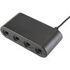 Gamecube Controller Adapter - LOOKSHOP - Wii U - Black - USB - Up To 4 Controllers