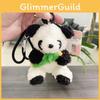 Panda Sweet Plush Pilot Keychain Cuddly Bear Doll Cute Bag Accessory For Gifts