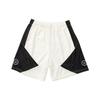 Wade Series Color Block Training Competition Basketball Shorts Men Shorts Off-White Black AAPS007-5