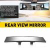 240MM Wide Convex Interior Clip On Rear View Clear Mirror Universal Anti Glare Anti-fog Panoramic Rear View Mirror Curved Mirror