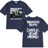 Hip Hop Groups Beastie Boys Check Your Head Album Print T Shirt Unisex Vintage Summer Short Sleeve T-shirts Men Women Cotton Top