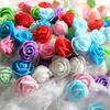 500Pcs PE Foam Rose Head Artificial Flower for DIY Bear Doll Wedding House Decor