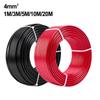 1 Pair Black Red Solar Panel Extension Cable Wire PV Connector 12 AWG 5/10/20M