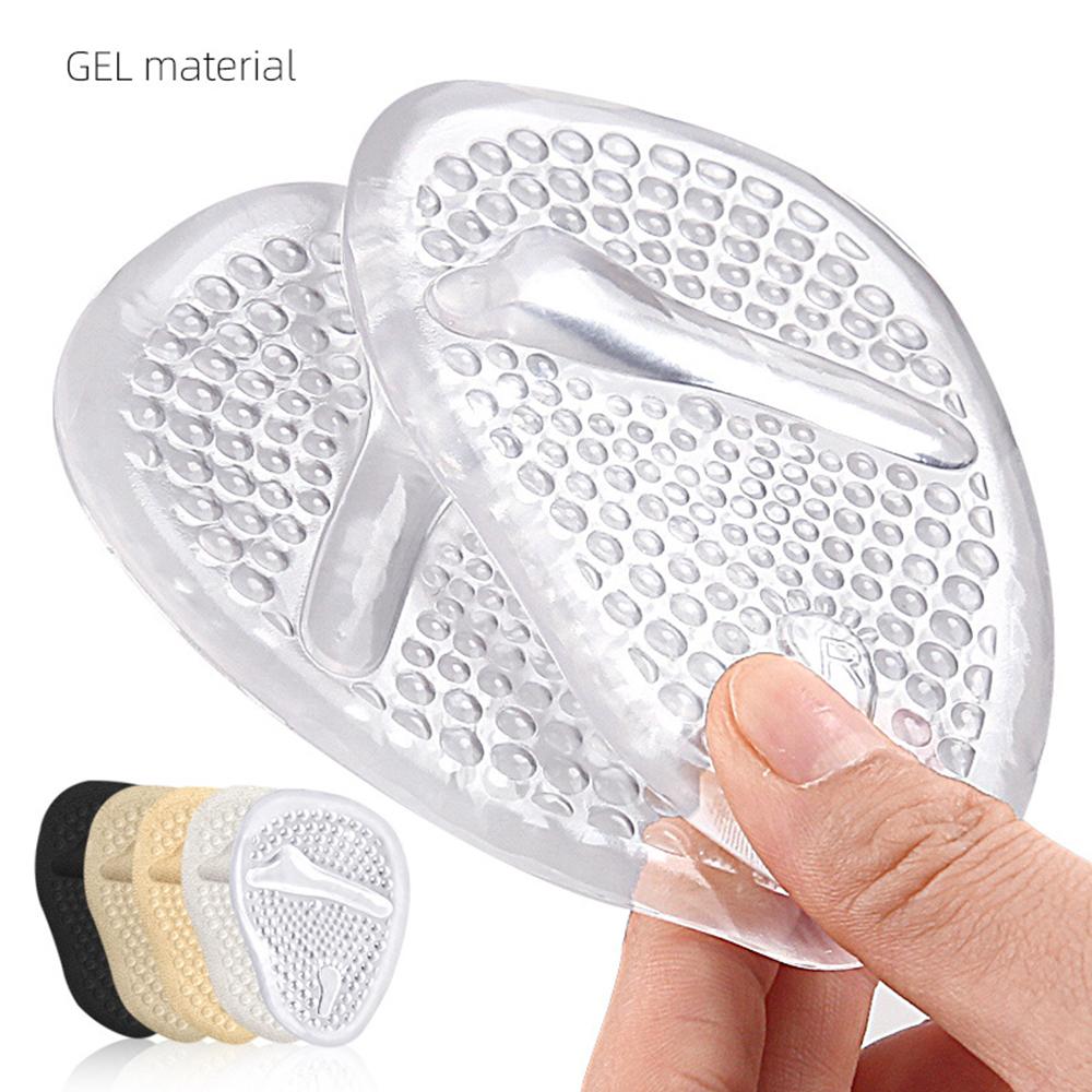 New 2 Pairs of Metatarsal Pads Transparent For Women Stop Feet from Sliding Forward