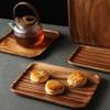 Wooden Tray Rectangular Solid Wooden Serving Tray Coffee Dessert Tea Storage Tray Kitchen Accessories