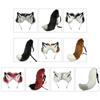 Cute Fur Furry Wolf Tail Adjustable Belt Headband Party Christmas Costume Props Funny Cosplay Xmas Anime