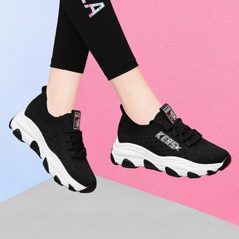 Fashion Thick Bottom Women's Sports Shoes For Women Gym Trend 2024 Stylish Casual Tennis Fashion Basketball Shoe Sport Sneaker Hit