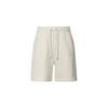 Solid Color Fashion Lace-Up Mid-Rise Versatile Five-Point Casual Shorts Men Shorts Sail-White FJ0701-133