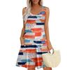 Womens Summer Dresses Loose  Sleeveless Sundresses Dress With Pockets