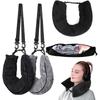 Fillable Travel Neck Pillow Comfortable Neck Pillow Storage Bag U-Shaped Pillow  Flight