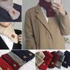 Autumn Winter Kids Scarf Solid Color Stretch Thick Boys Girls Scarf Coldproof Women Knitted Scarf for Outdoor