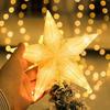 Glowing Christmas Tree Topper Star Battery Powered Xmas Atmosphere  Light  Mall