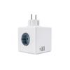 1PCs&100-250V&EU&3 – white
