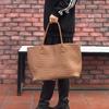 New Trendy Fashion Men's And Women's Bag Weaving Handbag Shoulder Bag Vegetable Basket Large Capacity Tote