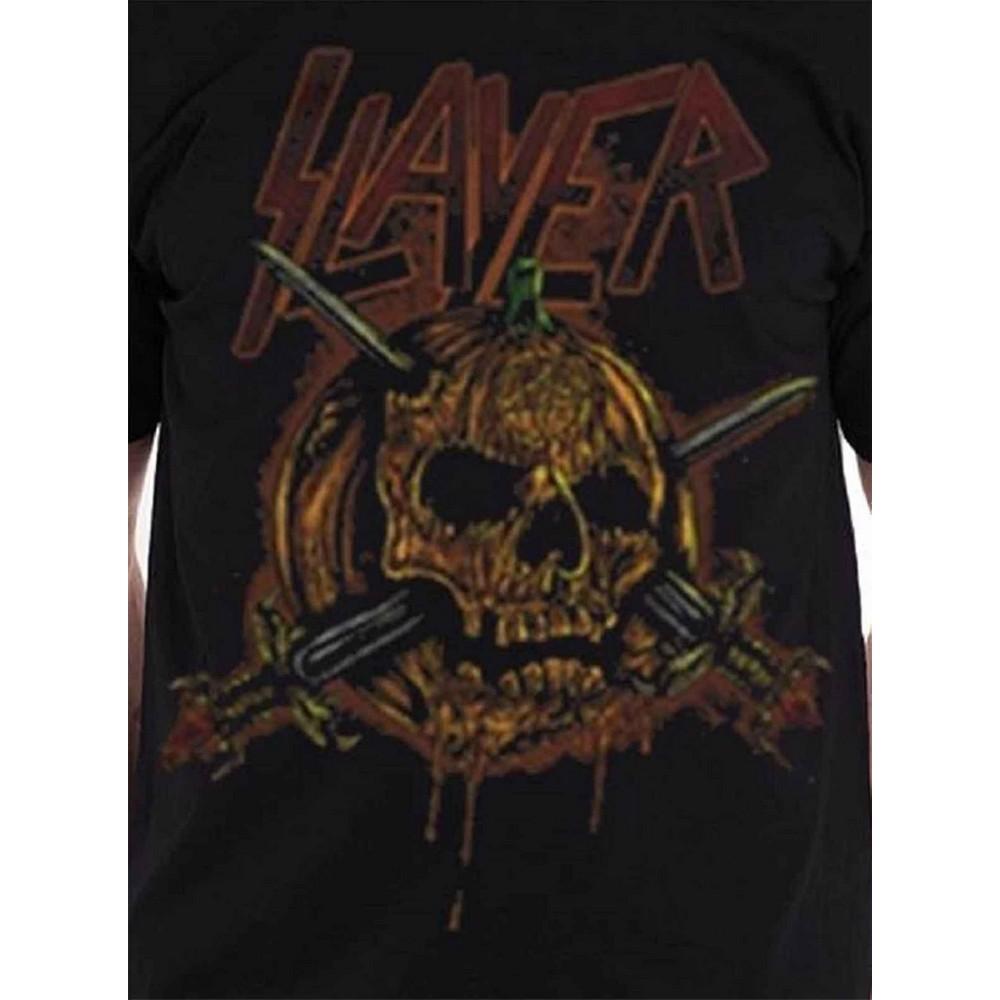 Slayer Unisex Adult Pumpkin Skull T-Shirt