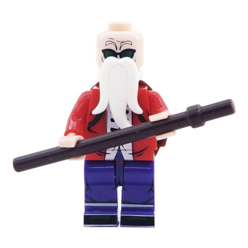 Dragon Ball D01-08 Building Block Human Baby Turtle Fairy Small Particle Assembly Toy Bag