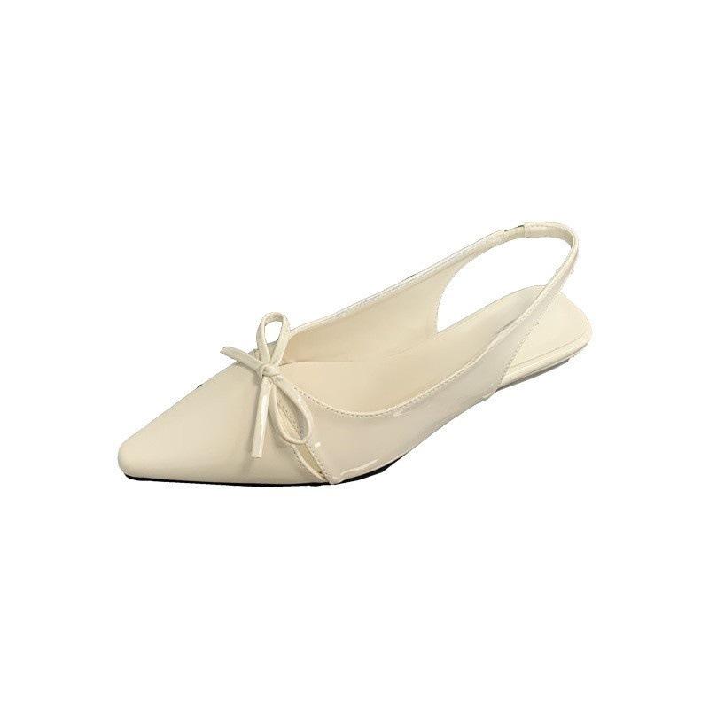 Bow Baotou Sandals Women's 2025 New Niche Design Versatile Commuter Dating Women's Shoes