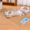 Cat Cooling Mat Self Cool Seat Pad Summer Rattan Woven Sleeping Rest Mat for Puppy Kitty Guinea Pig Hamster Rabbit