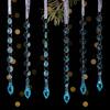 6pcs/set Transparent Acrylic Ice Pendants Sparkling Christmas Tree Hanging  Festival Favors
