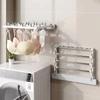 Folding Drying Rack Wall Mounted Drying Clip Windproof Sock Clip Clothing Rack Hanger Household Sock Drying Clip Space Saving