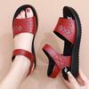 Summer Sandals Non-slip Soft-soled Medium and Old Women's Shoes Middle-aged Flat-soled Summer Flat-heeled Comfortable Elderly Shoes