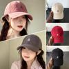 H Letter Embroidery Women Baseball Cap Summer Wide Brim Sunshade Snapback Peaked Hat Soft Cotton Outdoor Sports Dad Trucker Hats