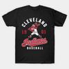 Retro CLeveland Indians T-Shirt Men's and Women's Short-sleeved Loose Cotton Round-neck Printed Short-sleeved T-shirt Oversize