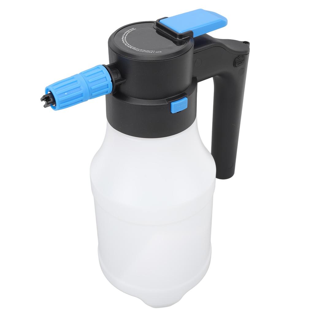 1.5L Electric Foam Sprayer USB Rechargeable Electric Pressure Car Foam Sprayer for Car Washing Garden Home Cleaning