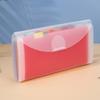 Multi-layer File Wallet Receipt Folder Bills Organizer Holder Document Folder Box for Cashier School Office Business