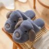 Fashion Slippers Cotton  Autumn and Winter New Plush Warm Indoor Men and Women Couple Plush Slippers Corgi Hip Slippers Zapatillas