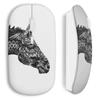 Wireless Mouse - Horse Design - White - Compatible with Mac and PC - USB Dongle Included - Wireless Technology