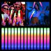Glow Sticks Bulk 4-30 Pcs LED Foam Glow Sticks Christmas Party Favors with 3 Modes Colorful Flashing Glow In The Dark Party