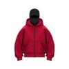 Unisex Double Hooded Zip-Up Sweatshirt for All Seasons