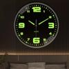 Luminous Clock Bedroom Silent Clock Wall Clock Living Room Modern Simple Creative Fashion Punch-free Round Quartz Clock